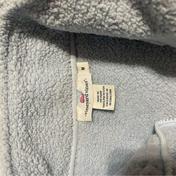 Vineyard Vines women’s M fleece 3/4 zip pullover - Picture 2 of 3